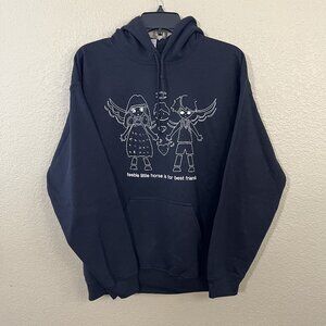 Feeble Little Horse Best Friend Hoodie Medium